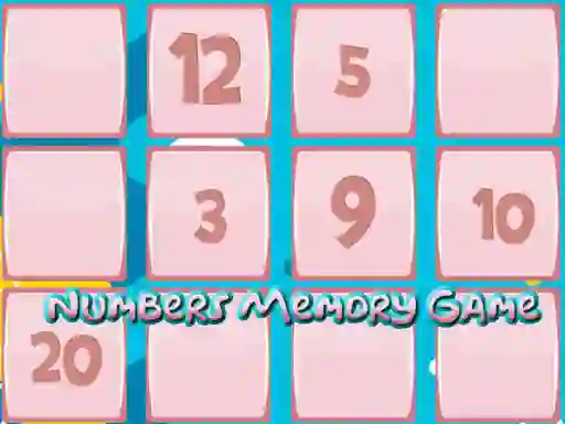 Joc Memory Game With Numbers en línia