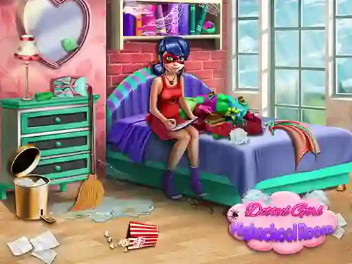 Joc Dotted Girl: Highschool room en línia