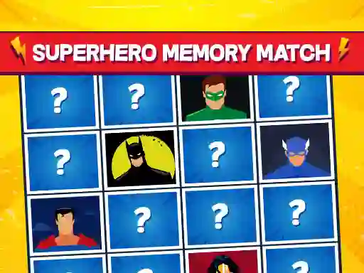 Joc Superhero Memory Match en línia