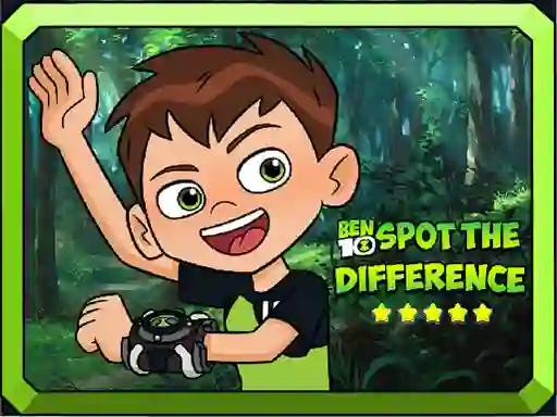 Joc Ben 10 Spot the Difference en línia