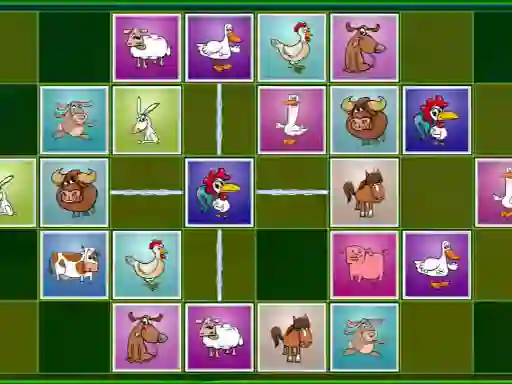 Joc Farm animals matching puzzles en línia