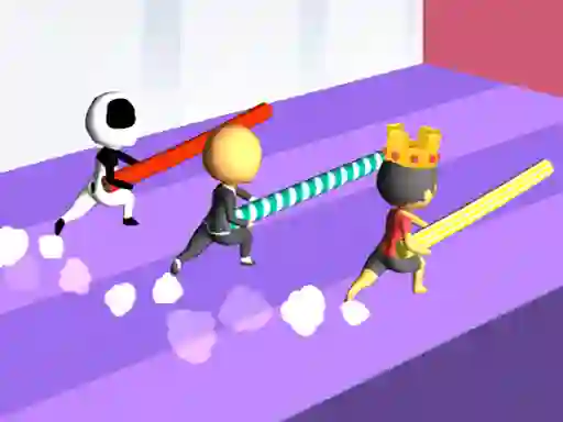 Joc Pole Vault Jump Stick Race en línia