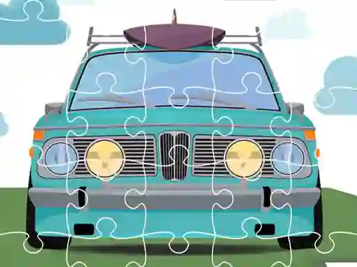Joc Retro Cars Jigsaw en línia