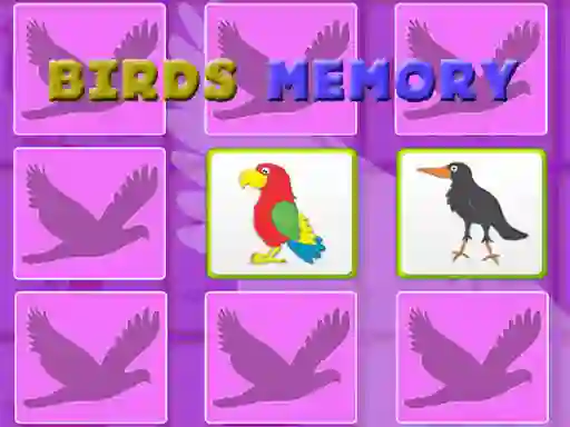 Joc Kids Memory With Birds en línia