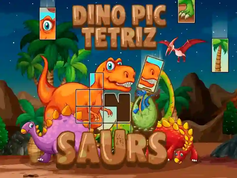 Joc Dino Pic Tetriz en línia