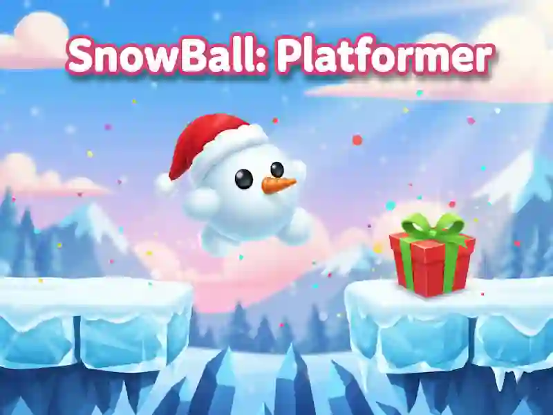 Joc SnowBall: Platformer en línia