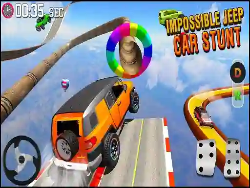 Joc GT Jeep Impossible Mega Dangerous Track en línia