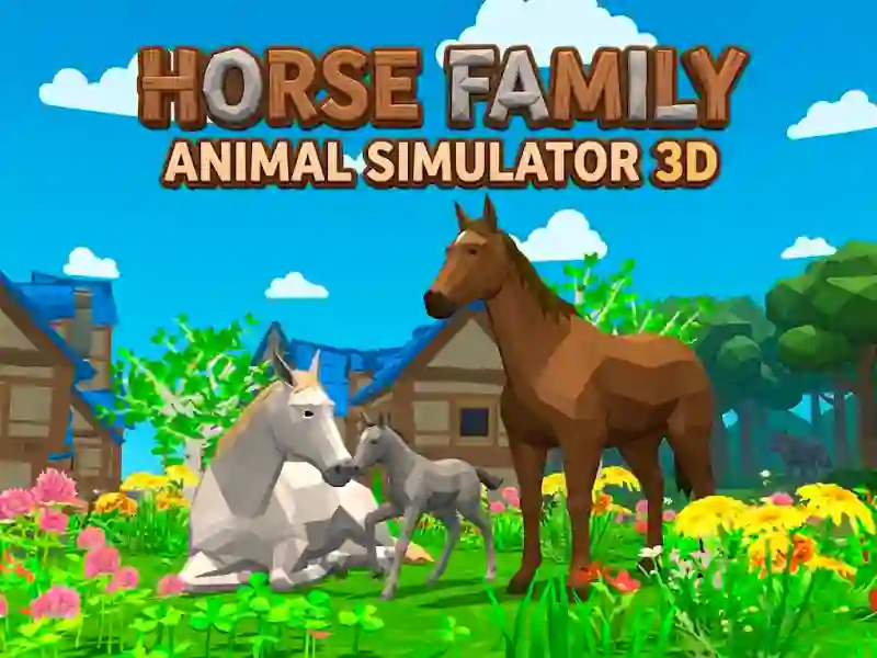 Joc Horse Family Animal Simulator 3D en línia