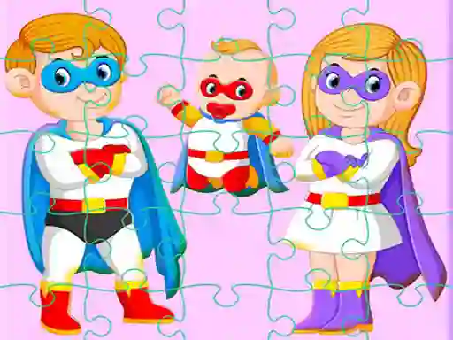 Joc Super Hero Family Jigsaw en línia