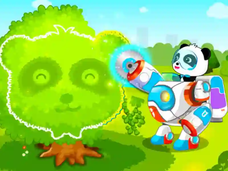 Joc Little Panda Green Guard en línia