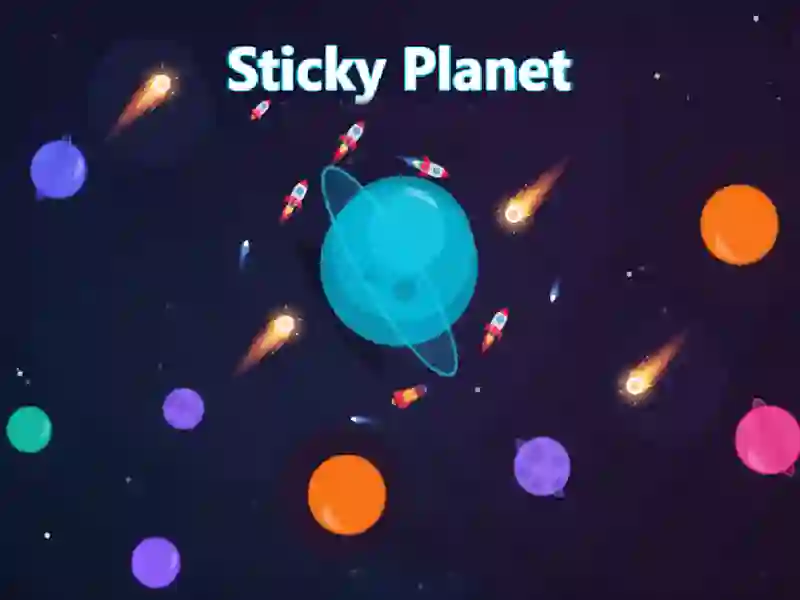 Joc Sticky Planet en línia