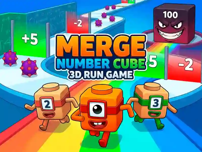 Joc Merge Number Cube 3d Run Game en línia
