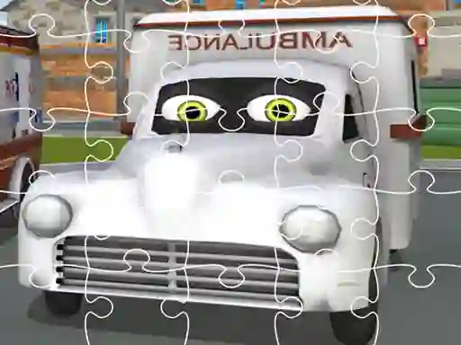 Joc Ambulance Trucks Jigsaw en línia