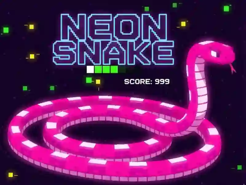 Joc Neon Snake en línia