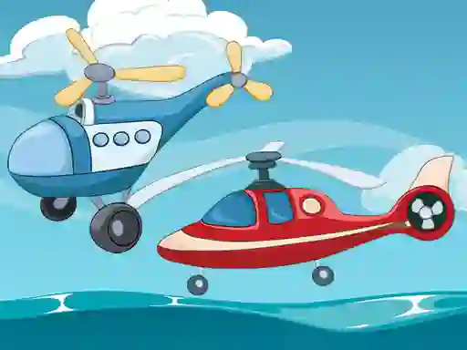 Joc Funny Helicopter Memory en línia
