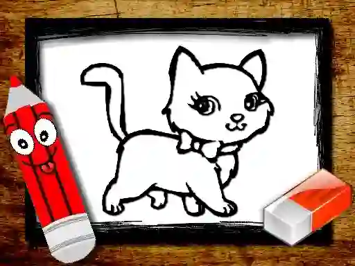 Joc Back to School: Animals Coloring Book en línia