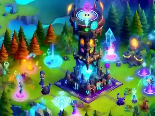 Joc 2D Fantasy Tower Defence en línia