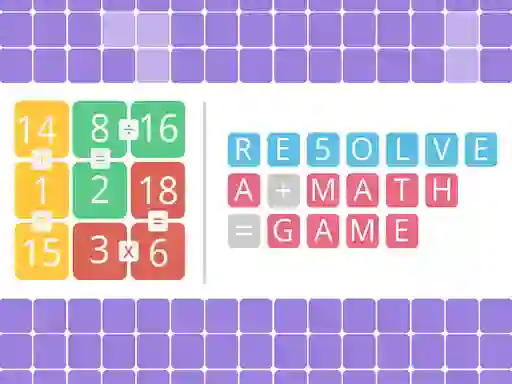 Joc Resolve a math game en línia