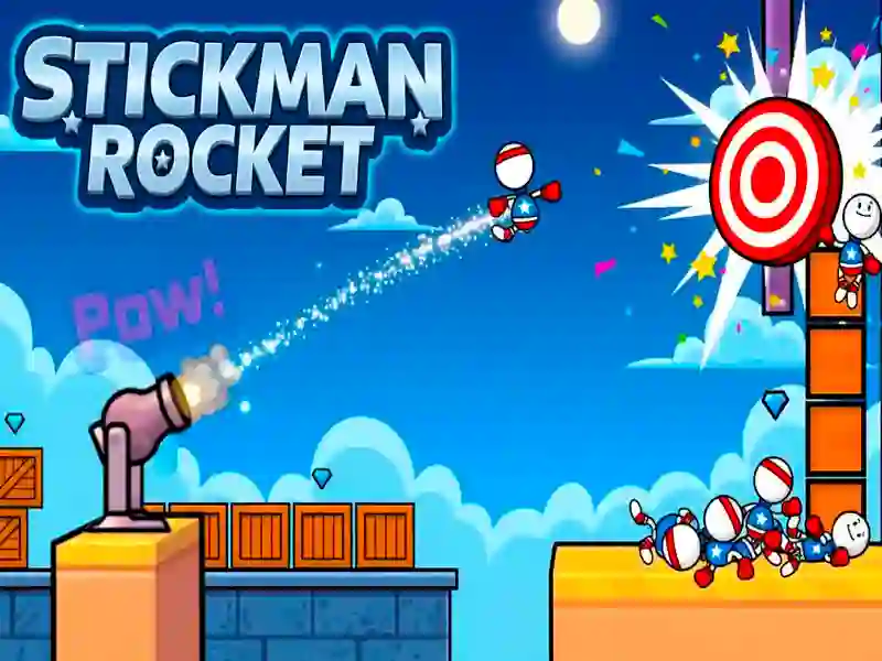 Joc Stickman Rocket en línia