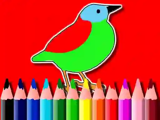 Joc Back To School: Birds Coloring Book en línia