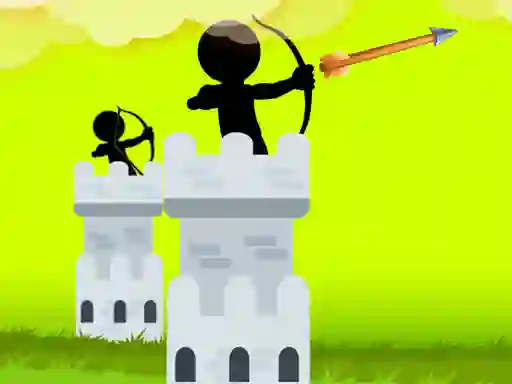 Joc Stickman Archer Castle en línia