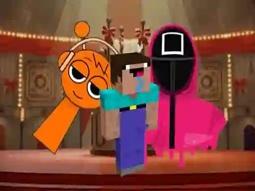 Joc Nextbots on Minecraft Squid Game Sprunki en línia