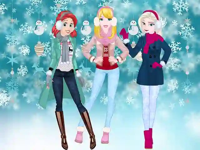 Joc Princesses Winter Spree en línia