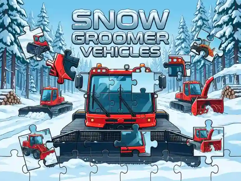 Joc Snow Groomer Vehicles en línia