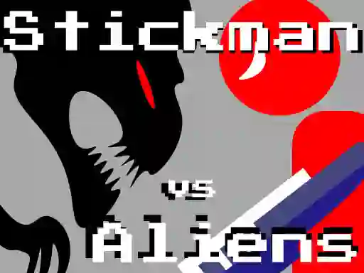 Joc Stickman vs Aliens en línia