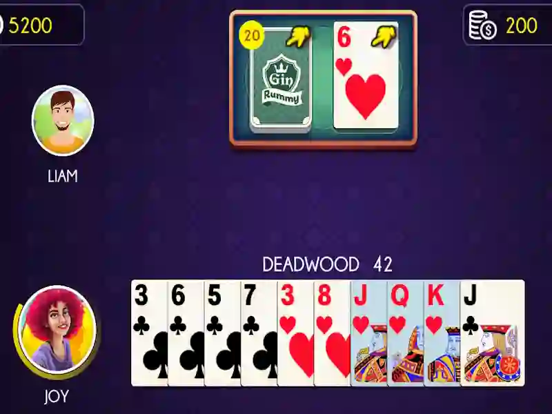 Joc Gin Rummy en línia