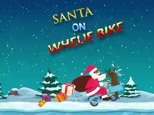 Joc Santa On Wheelie Bike en línia