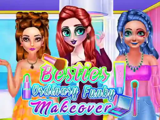 Joc Besties Ordinary Funky Makeover en línia