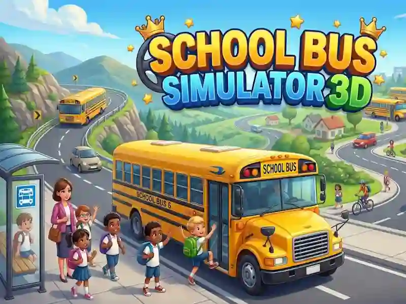 School Bus Simulator 3D 🕹️ Juga en línia a SGameS