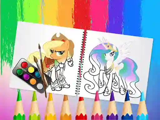 Joc Sweet Pony Coloring Book en línia