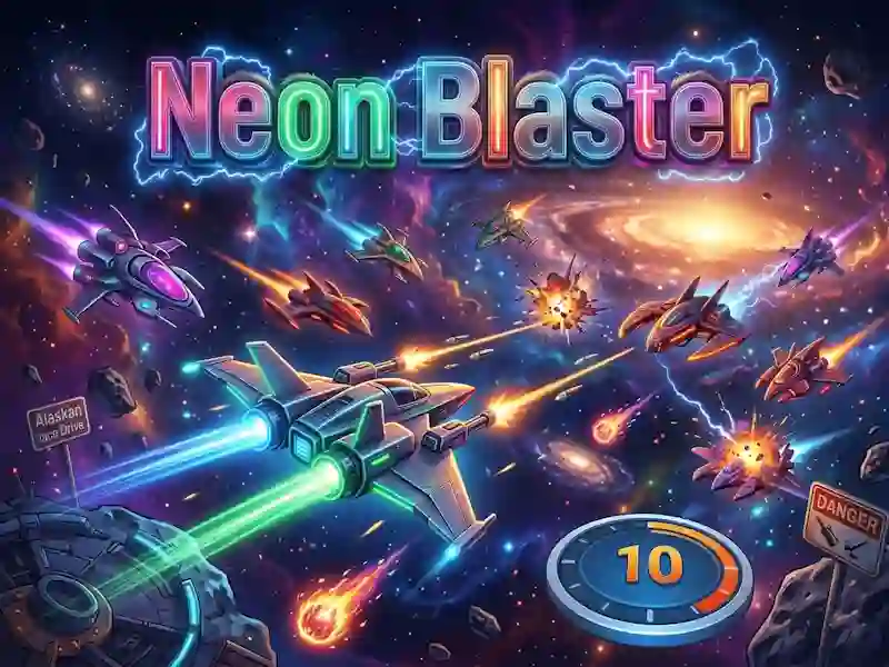 Joc Neon Blaster en línia