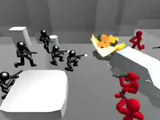 Joc Counter Stickman Battle Simulator en línia