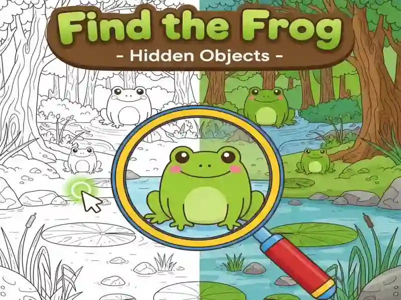 Joc Find the Frog Hidden Objects en línia