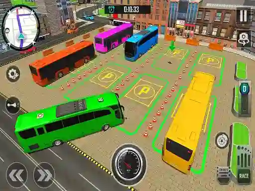 Joc Bus City Parking Simulator en línia