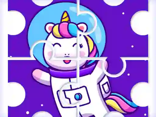 Joc Cute Rainbow Unicorn Puzzles en línia