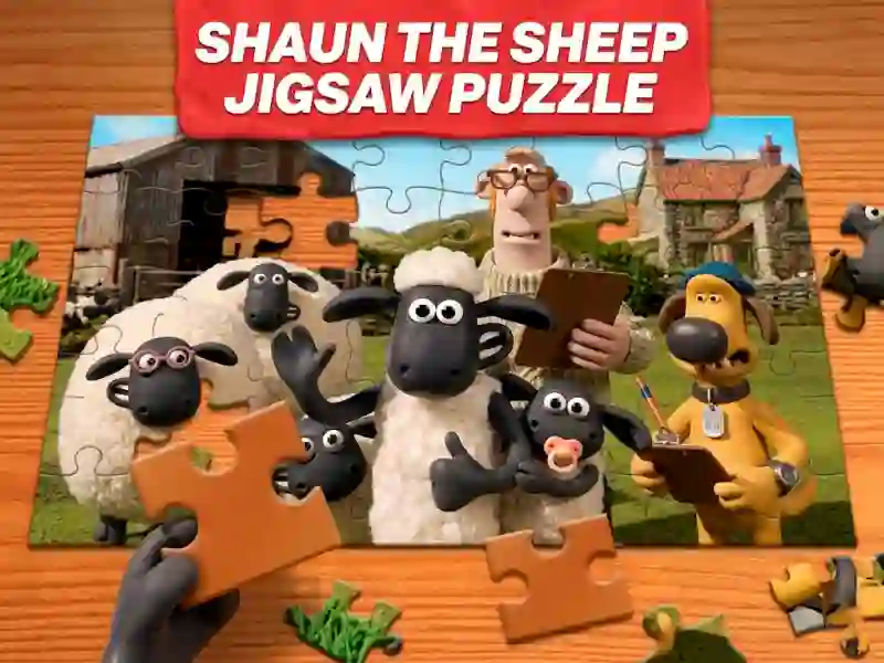 Joc Shaun the Sheep Jigsaw Puzzle en línia