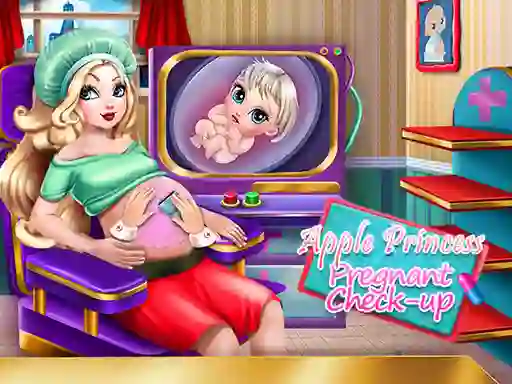 Joc Apple Princess Pregnant Check Up en línia
