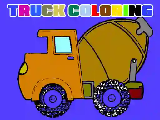 Joc Trucks Coloring Book en línia
