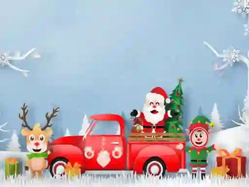 Joc Christmas Trucks Differences en línia