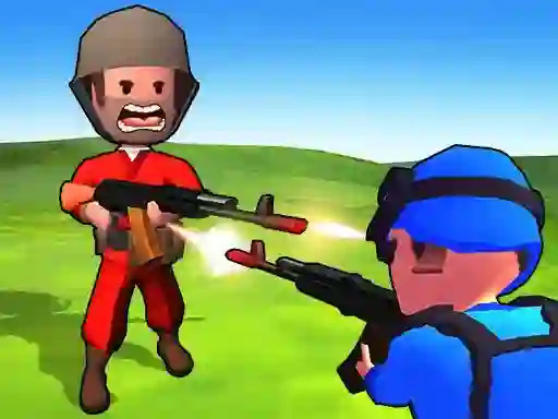 Joc Little Commander. Red vs Blue en línia