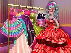Joc Dove Carnival Dolly Dress Up en línia