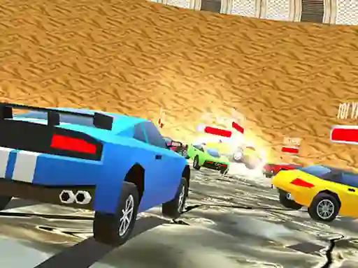 Joc Low Poly Smash Cars en línia