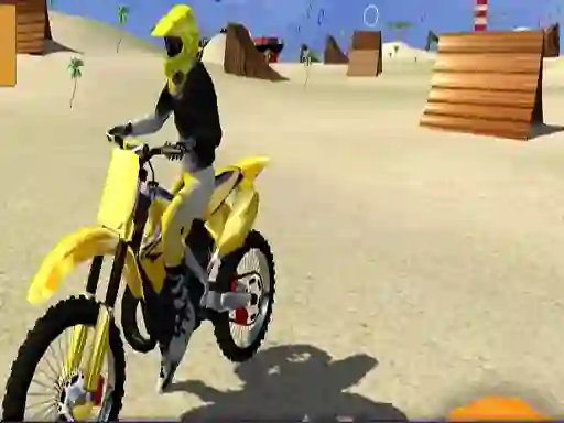 Joc Motor Cycle Beach Stunt en línia