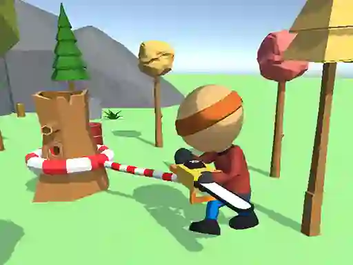 Joc Wood Man Cutter en línia