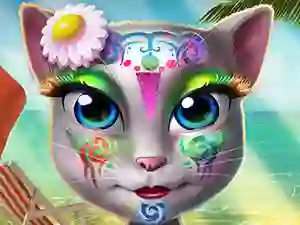 Joc Kitty Beach Makeup en línia