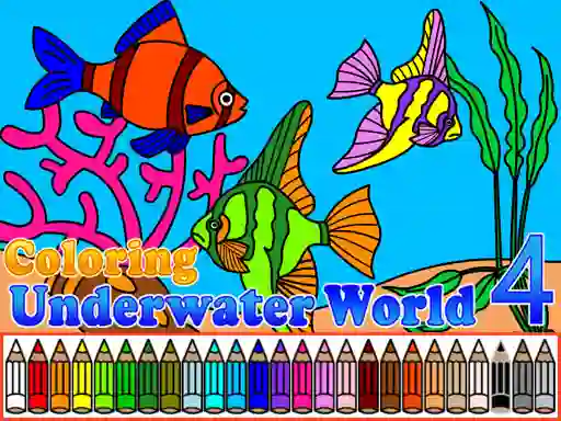 Joc Coloring Underwater World 4 en línia